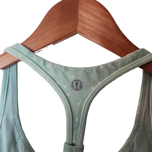Lululemon Athletica Tank Top Size 6 Built in Bra Practice Freely Yoga Tank Fresh - Picture 11 of 14
